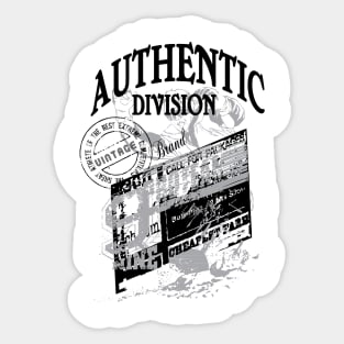 Authentic Division Sticker